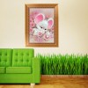 Pink Mouse - Partial Round Diamond Painting