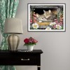 Cat - Full Round Diamond Painting