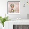 Little Girl Cat - Full Round Diamond Painting