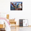 Eagles in Forest - Full Round Diamond Painting