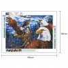 Eagles in Forest - Full Round Diamond Painting