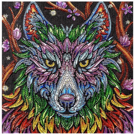 Wolf - Crystal Rhinestone Diamond Painting(30*30cm)