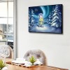 Rabbit in Snow- Full Round Diamond Painting