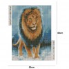 Cool Lion - Full Square Diamond Painting