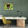Lotus Leaf Cat- Full Round Diamond Painting