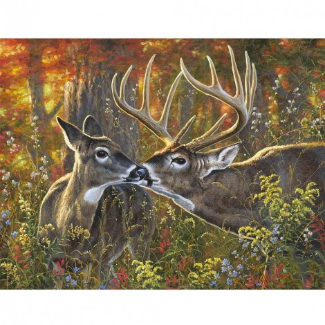 Deer - Full Round Diamond Painting