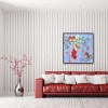 Birds Christmas- Full Round Diamond Painting