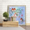 Birds Christmas- Full Round Diamond Painting
