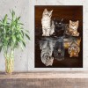 Cats - Full Round Diamond Painting(55*45CM)