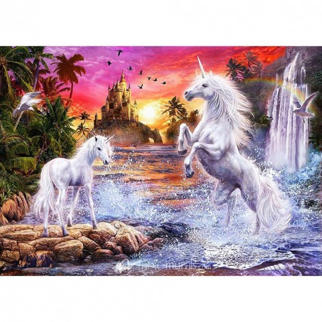 Horse - Full Square Diamond Painting(40*50cm)