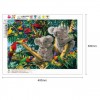 Koala Family - Partial Round  Diamond Painting