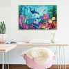 Whale - Full Square Diamond Painting(40x50cm)