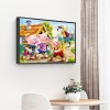 Cartoon Pigs -Full Round Diamond Painting