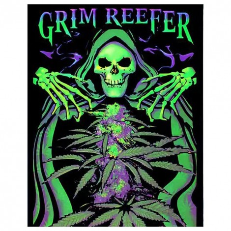 Skull - Full Round Diamond Painting