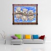Three Tigers Baby - Partial Round Diamond Painting(44*34CM)