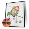Owl-Partial Round Diamond Painting