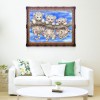 Three Tigers Baby - Partial Round Diamond Painting(44*34CM)