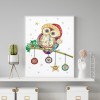 Owl-Partial Round Diamond Painting