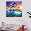 Dolphin - Full Round Diamond Painting(30*30cm)
