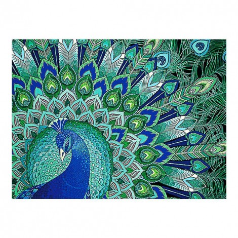 Peafowl - Crystal Rhinestone Diamond Painting