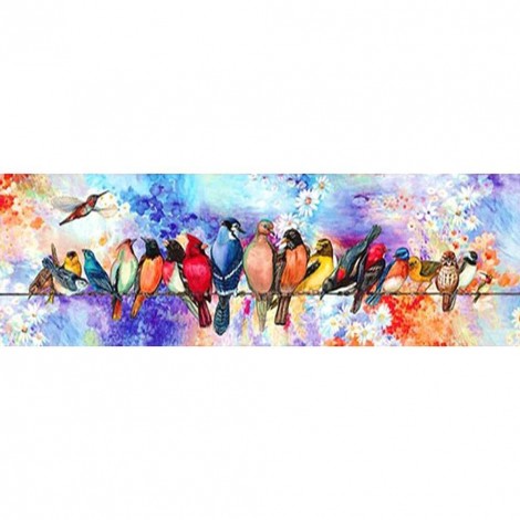 Birds - Full Round Diamond Painting(80*30cm)