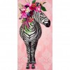 Zebra - Crystal Rhinestone Diamond Painting(85x45cm)