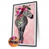 Zebra - Crystal Rhinestone Diamond Painting(85x45cm)