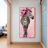 Zebra - Crystal Rhinestone Diamond Painting(85x45cm)