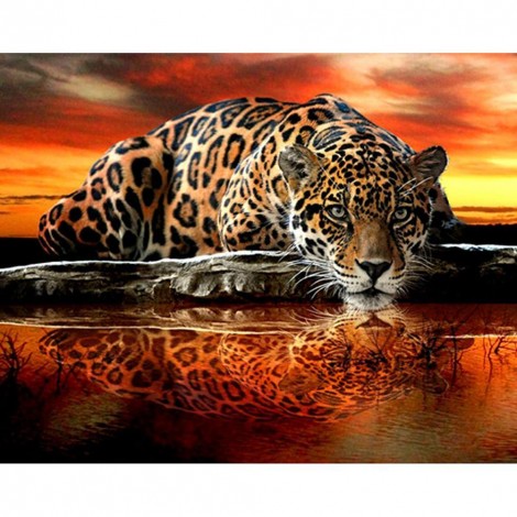 Leopard - Full Square Diamond Painting