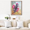 Pink Birds - Full Round Diamond Painting