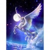 Flying White Horse - Full Round Diamond Painting