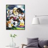 Dogs Party - Full Round Diamond Painting