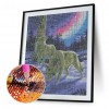 Wolf - Full Square Diamond Painting(40x50cm)