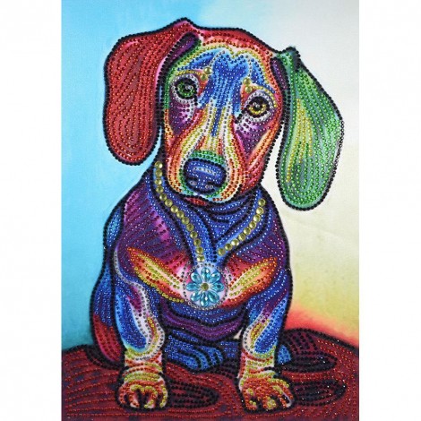 Dog - Crystal Rhinestone Diamond Painting