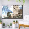 Snow Leopard - Full Round Diamond Painting