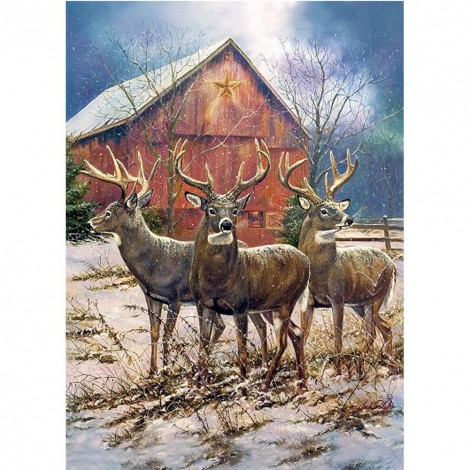 Deer - Full Square Diamond Painting