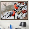 Winter Birds - Full Round Diamond Painting