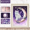 Moon Cat - Crystal Rhinestone Diamond Painting