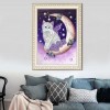 Moon Cat - Crystal Rhinestone Diamond Painting