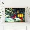 Winter Birds -Full Round Diamond Painting