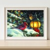 Winter Birds -Full Round Diamond Painting