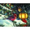 Winter Birds -Full Round Diamond Painting