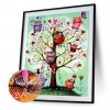 Owl Tree - Full Round Diamond Painting