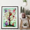 Owl Tree - Full Round Diamond Painting