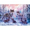 Wolves -Full Round Diamond Painting