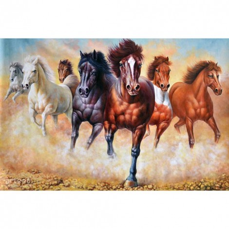 Horse - Full Round Diamond Painting
