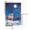 Christmas Deer - Full Round Diamond Painting