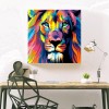 Colorful Lion - Full Round Diamond Painting