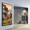 Deer - Full Round Diamond Painting(85x45cm)