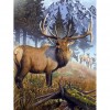 Elk- Full Round Diamond Painting